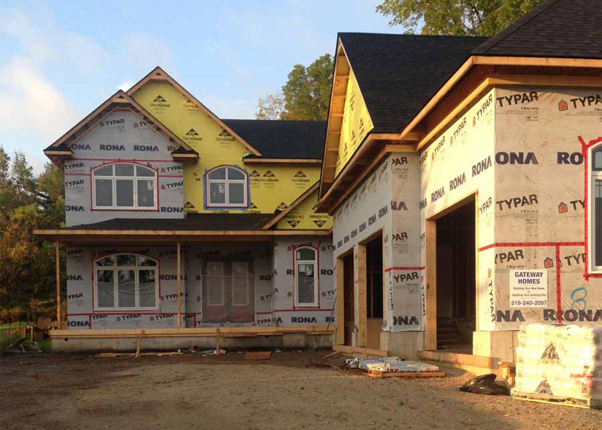 an image of a Custom Home Build in Progress